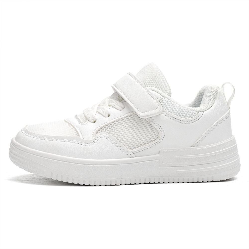 HUSKSWARE Sneaker (Weiße Kinderschuhe, atmungsaktiv, rutschfest) Kinder-Sneaker, Leichte und atmungsaktive Laufschuhe, Outdoor-Fitnessschuhe