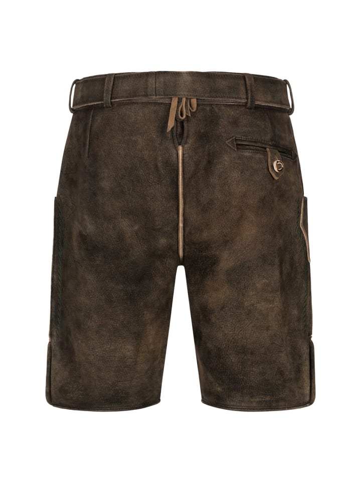 KRÜGER Lederhose Tarius in braun günstig kaufen