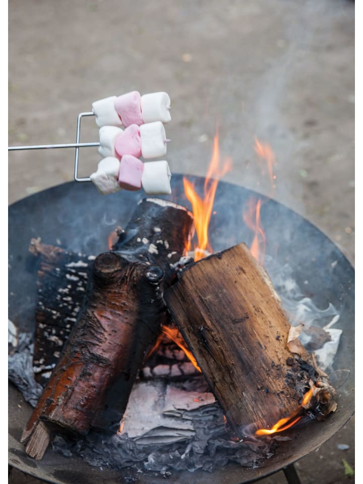 Esschert Design 6er-Set: Lagerfeuer-Grillspieß in Silber | Braun günstig kaufen onesize