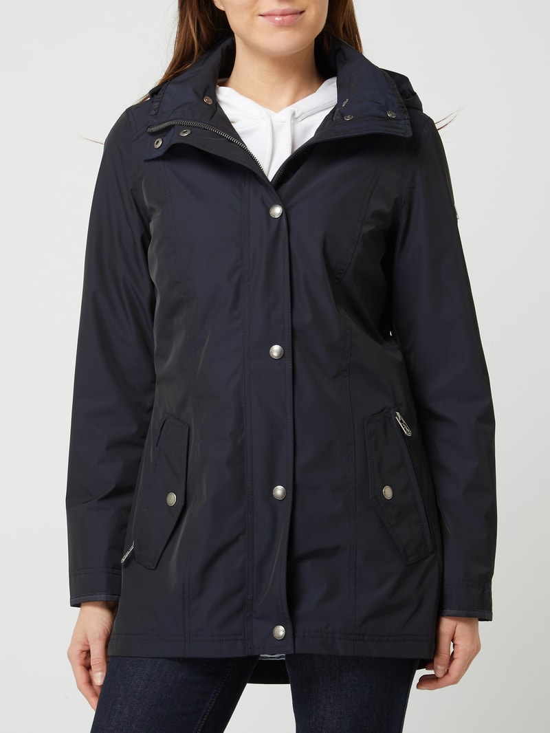Romance 812 Funktionsjacke mit abnehmbarer Kapuze in dunkelblau