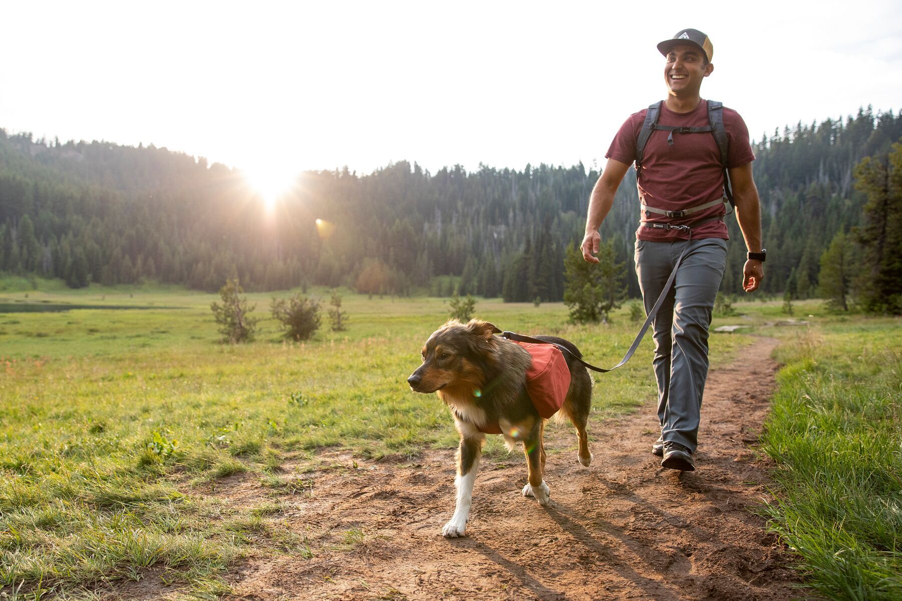 Ruffwear Hundeleinen Ruffwear Switchbak™ Leine grau