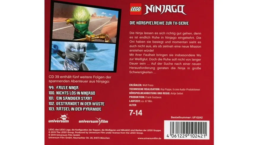 LEGO Ninjago (CD 39)