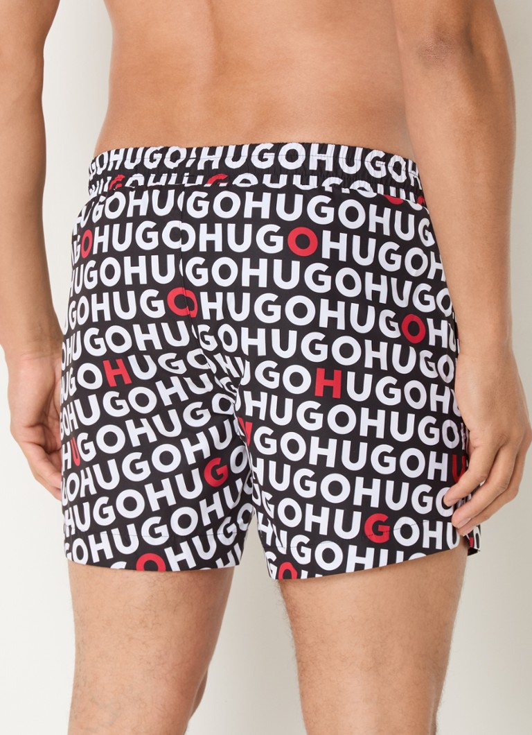 Calção de banho HUGO BOSS Tortuga com bolsos laterais e estampa com o logotipo.