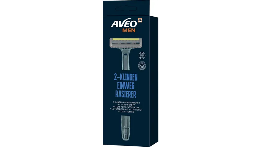 AVEO MEN 2 Klingen Einwegrasierer Herren