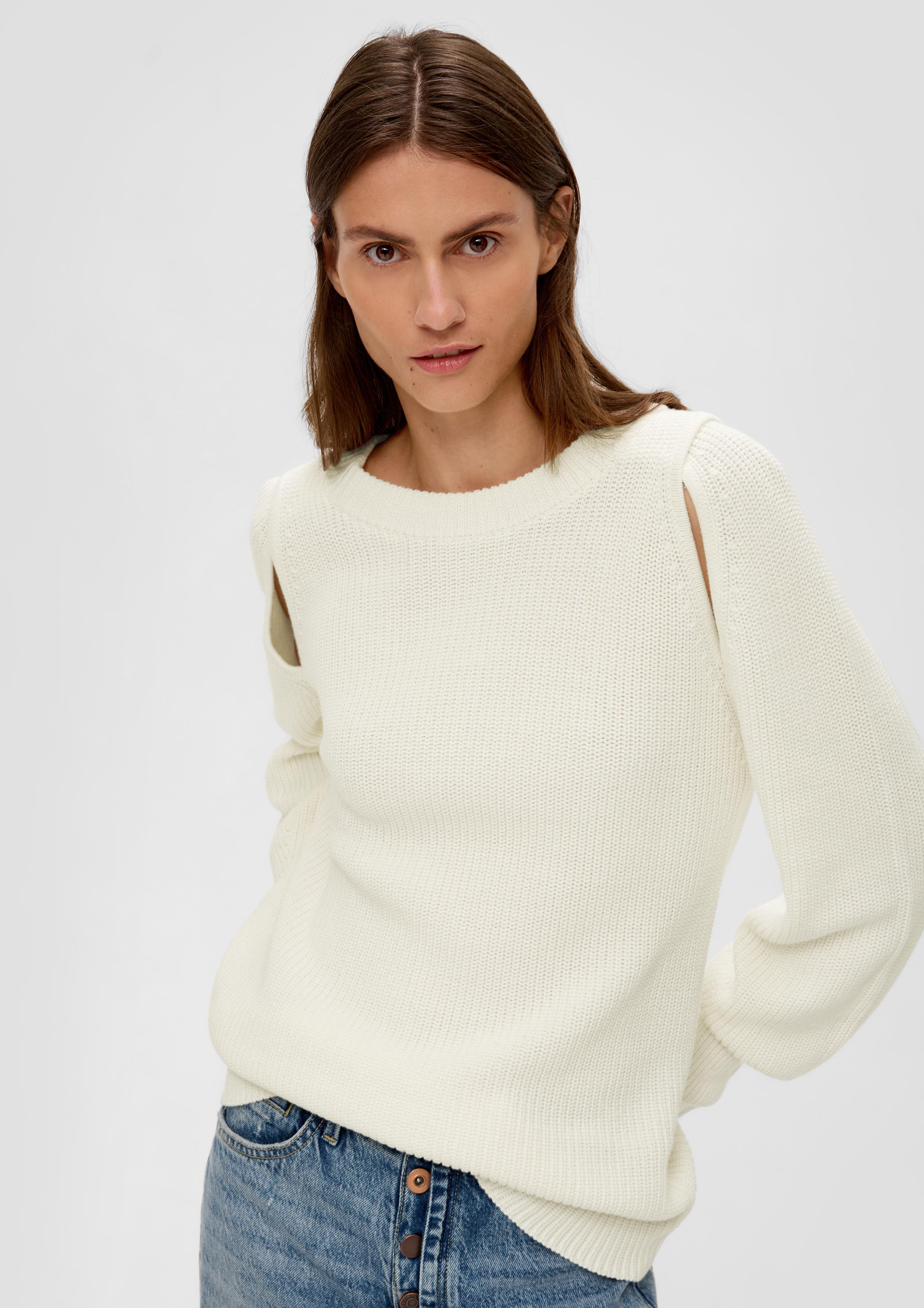 Strickpullover aus Baumwollmix  2134476-0210