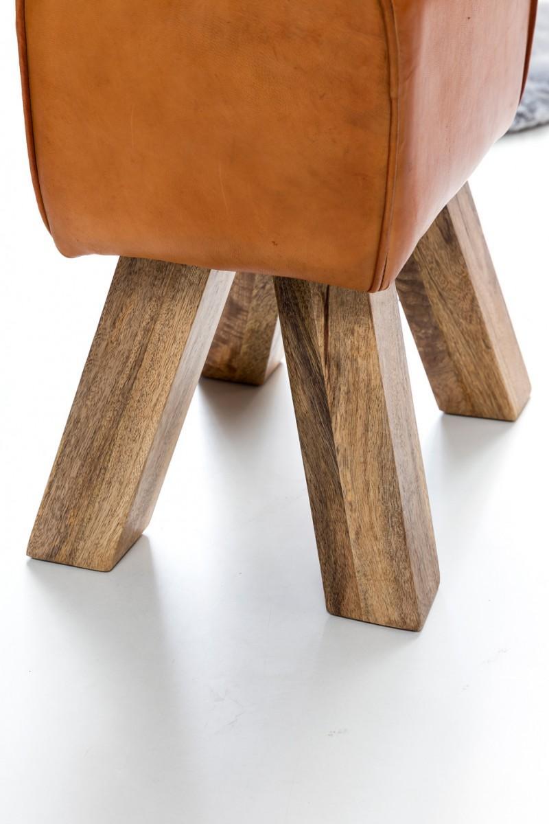 Wohnling Design Turnbock Sitzhocker Braun