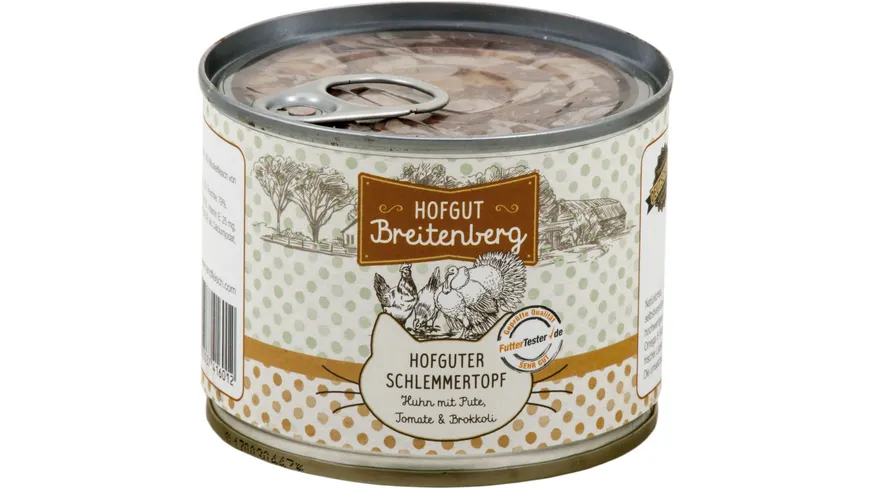 Hofgut Breitenberg Katzennassfutter Schlemmertopf 180g 180 g