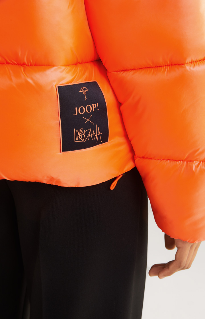 Unisex-Steppjacke in Orange