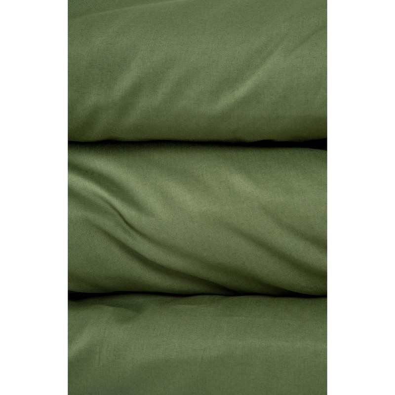 Housse de couette unie en Coton Bio pour lit 1 personne