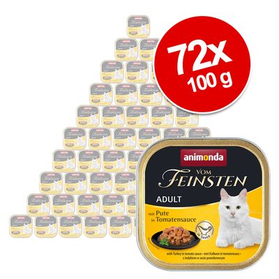 Megapack Animonda vom Feinsten Adult NoGrain in Sauce 72 x 100 g