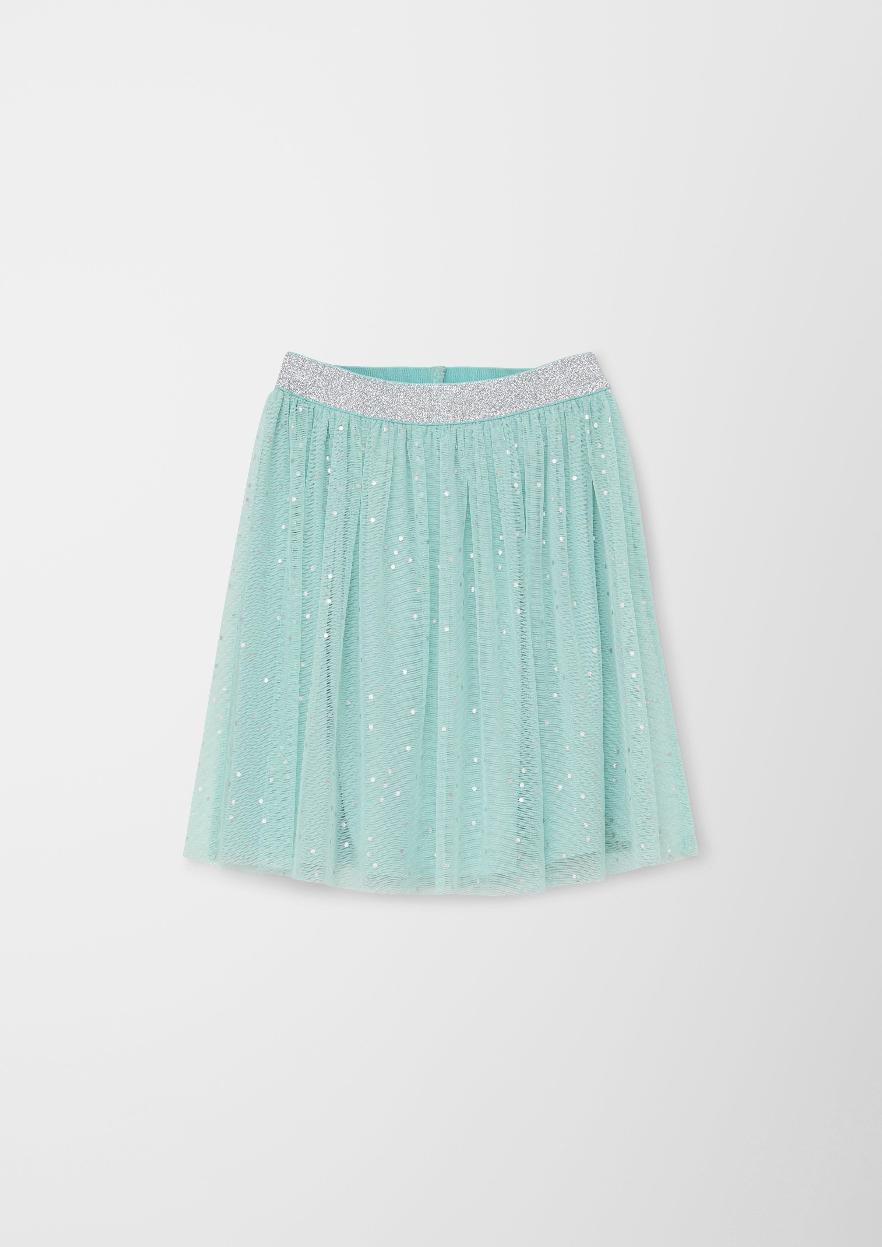 Rock mit Mesh-Layering  2140786-60A1