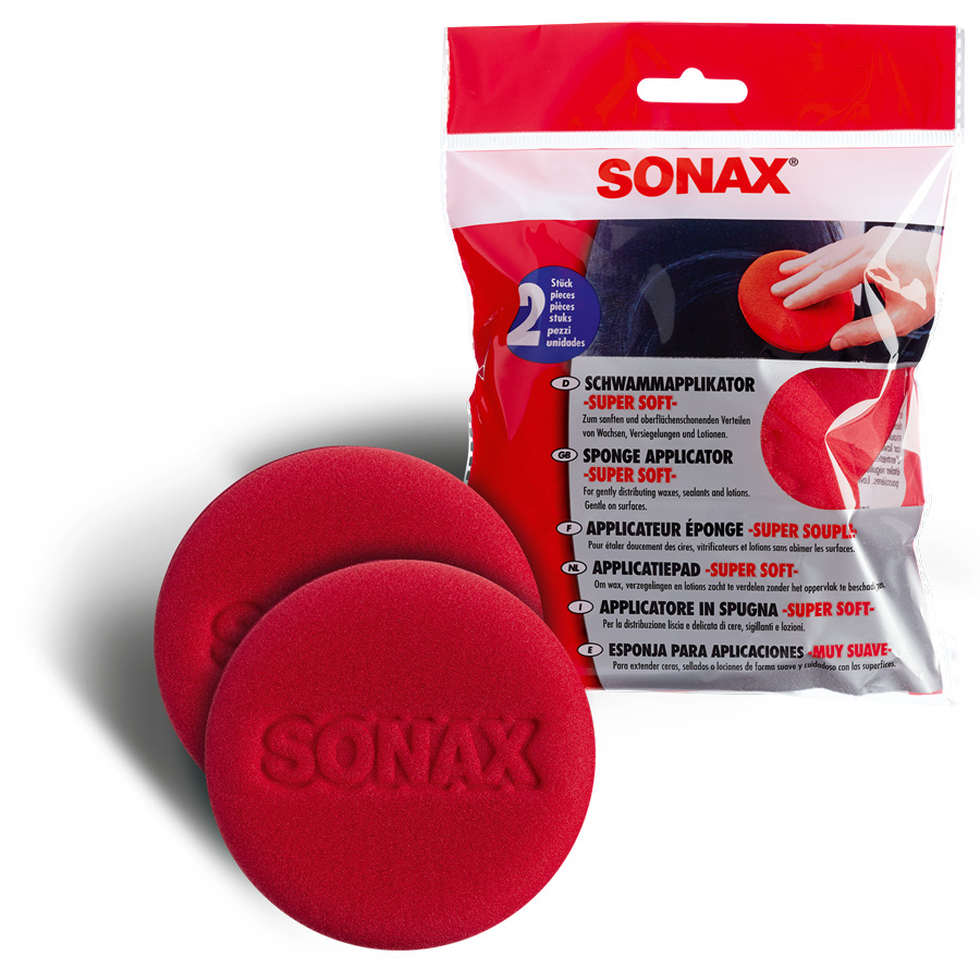SONAX SchwammApplikator -Super Soft, 2 Stück - ATU