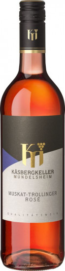 2022 Käsbergkeller Mundelsheim Muskattrollinger Rosé lieblich - Lauffener Weingärtner