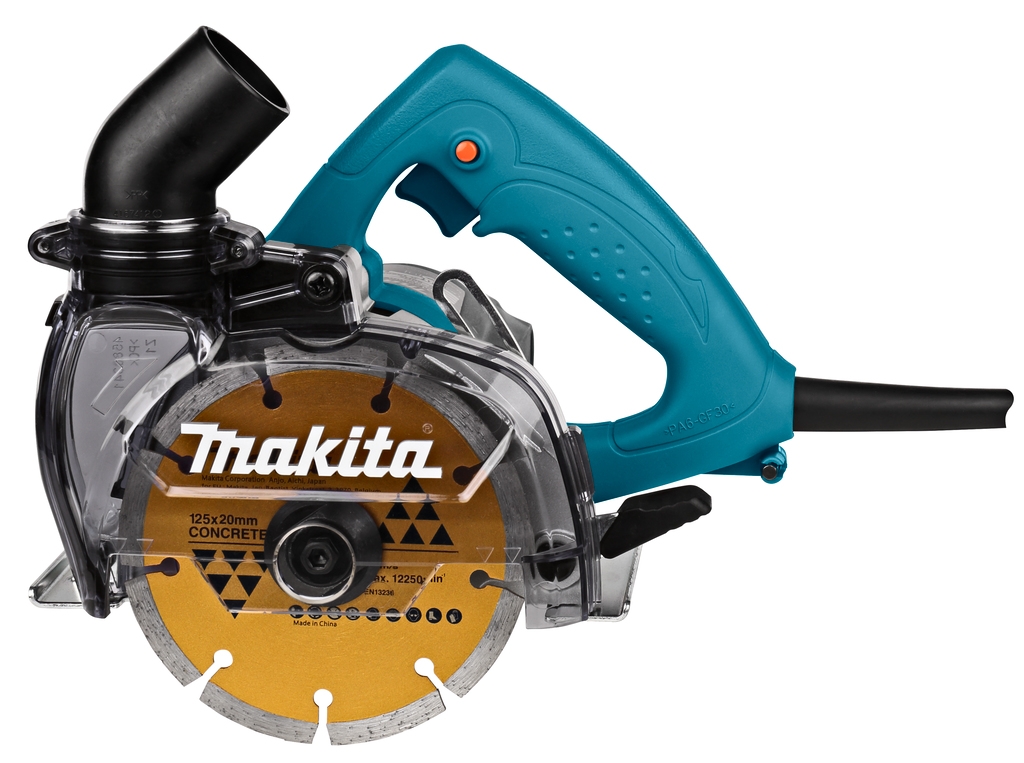 Scie diamantée Makita 4100KB 230V, diamètre 125 mm, pour travail à sec