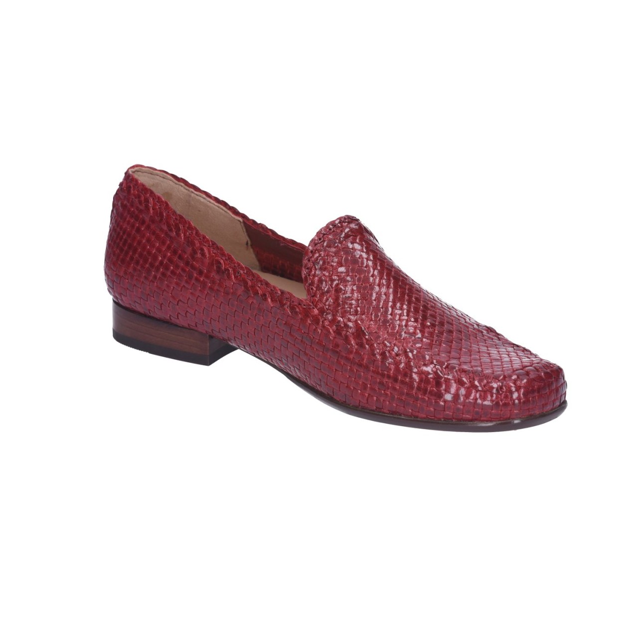 SIOUX Klassische Slipper rot