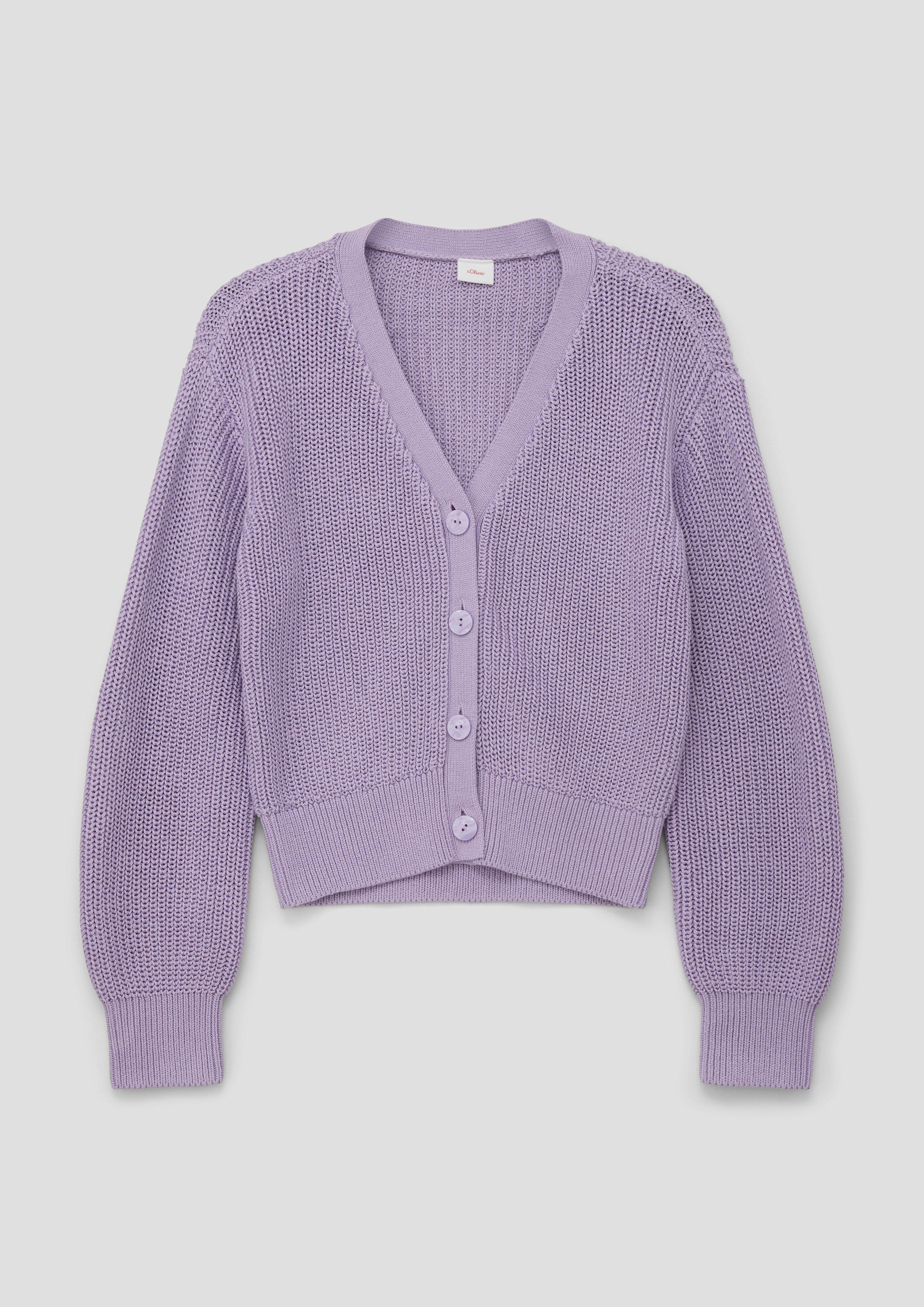 Strickjacke mit V-Ausschnitt  2142444-4704