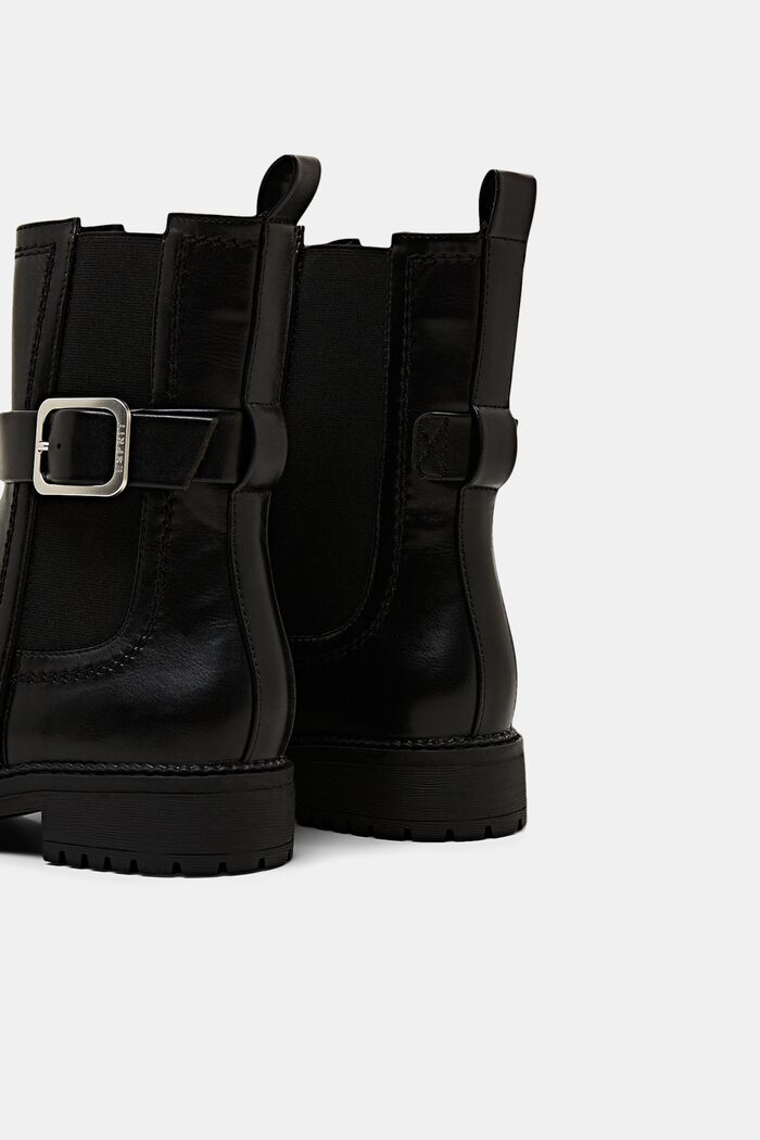 Chelsea Boots aus veganem Leder mit Schließe