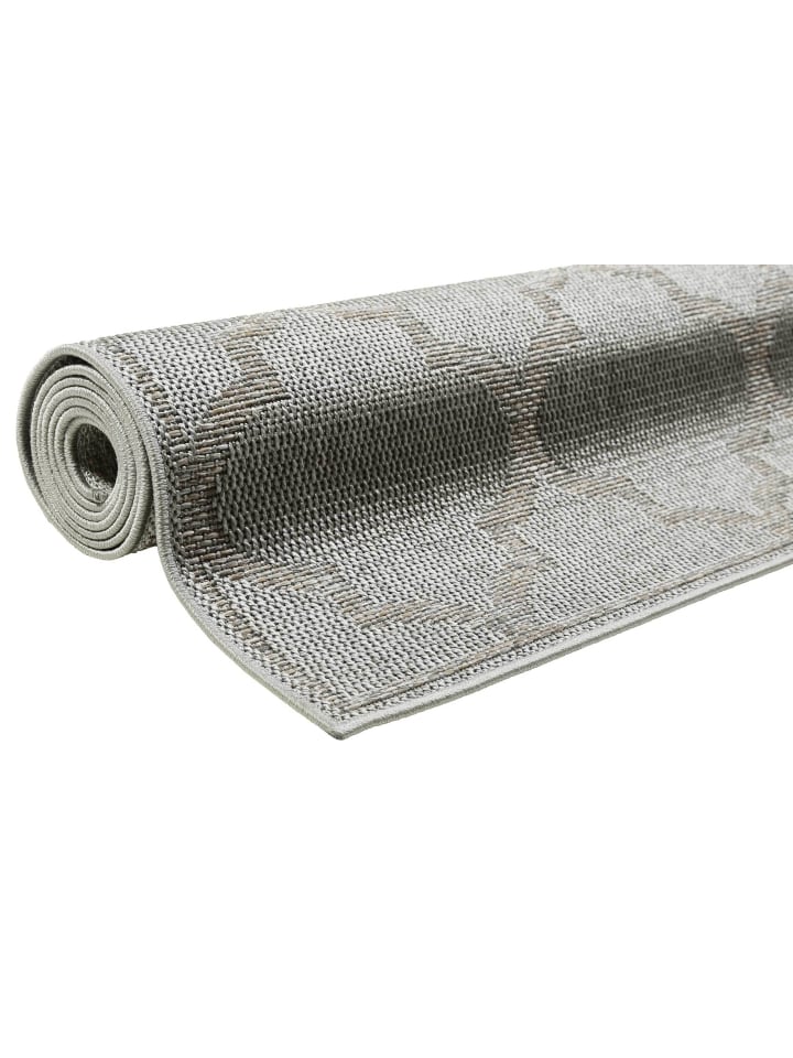 Wecon Home Outdoorteppich Gleamy in grau silber günstig kaufen