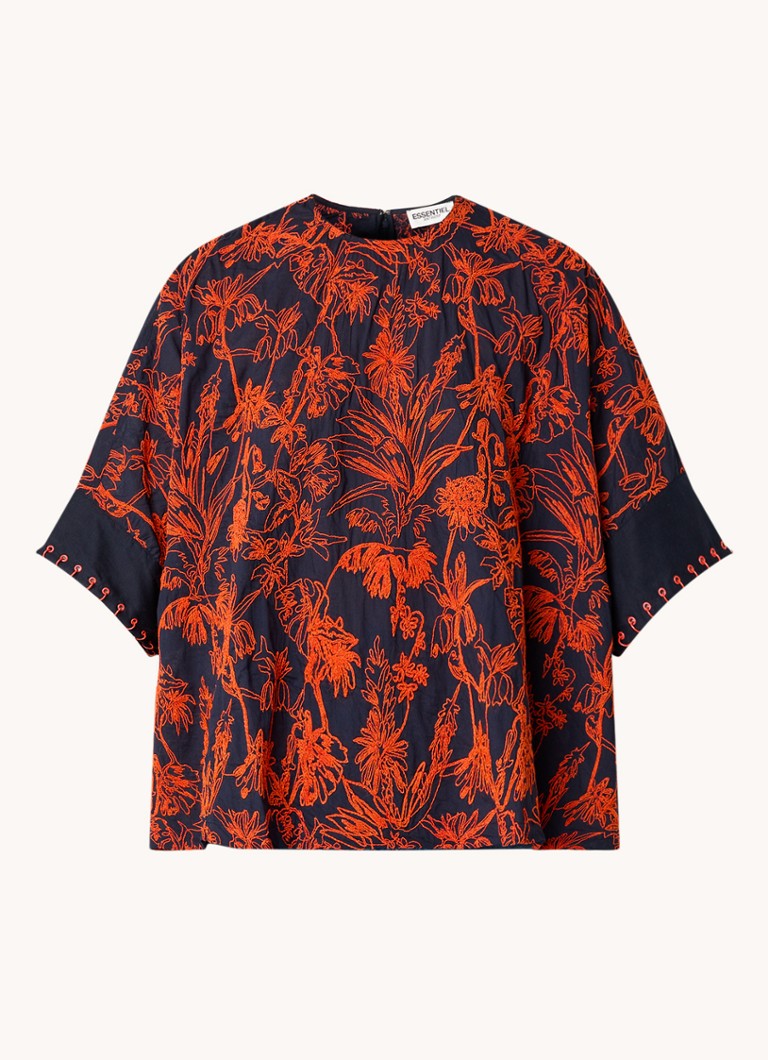 T-shirt ricamata Essential Antwerp Godetia