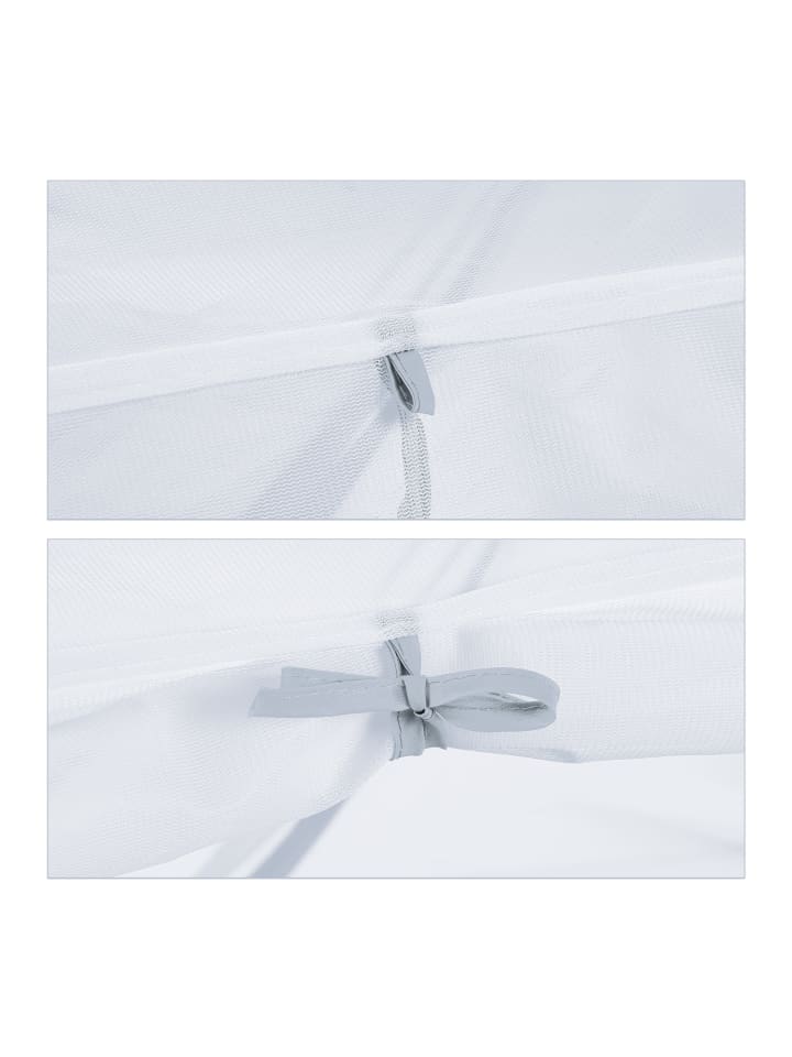 relaxdays Fliegenhaube in Grau/ Weiß - (B)110 x (H)40 x (T)58 cm günstig kaufen onesize