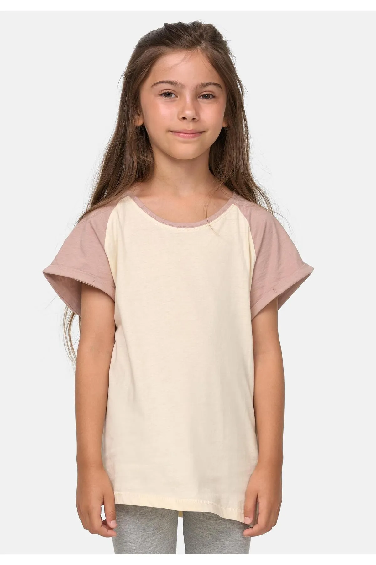 Urban Classics  Damen Girls Contrast Raglan Tee