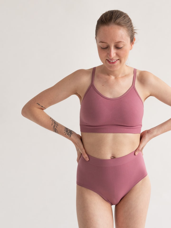 Erlich Textil  Bustier LULA in mauve günstig kaufen