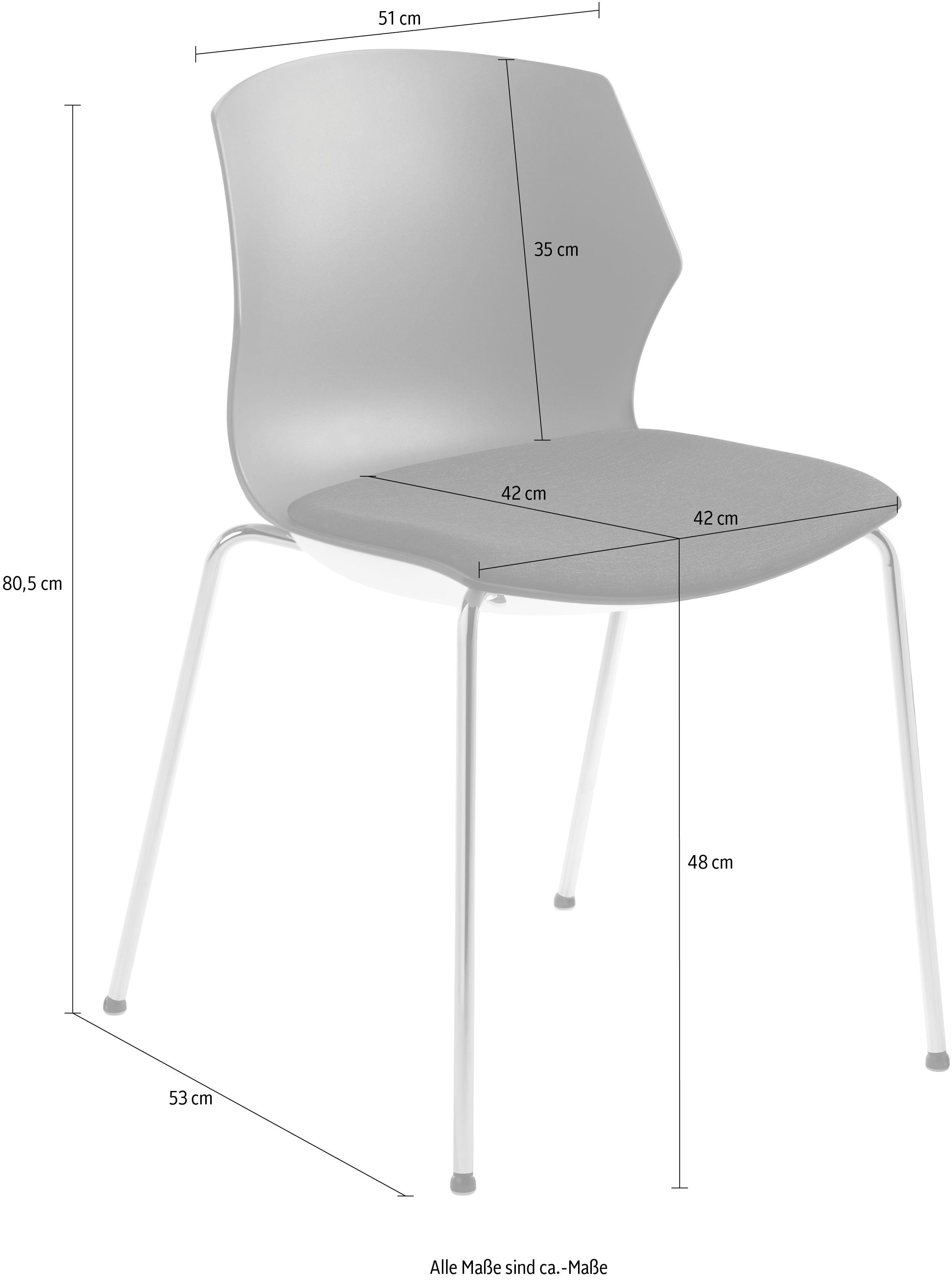 Mayer Sitzmöbel Stapelstuhl Stapelstuhl myPRIMO, stapelbar