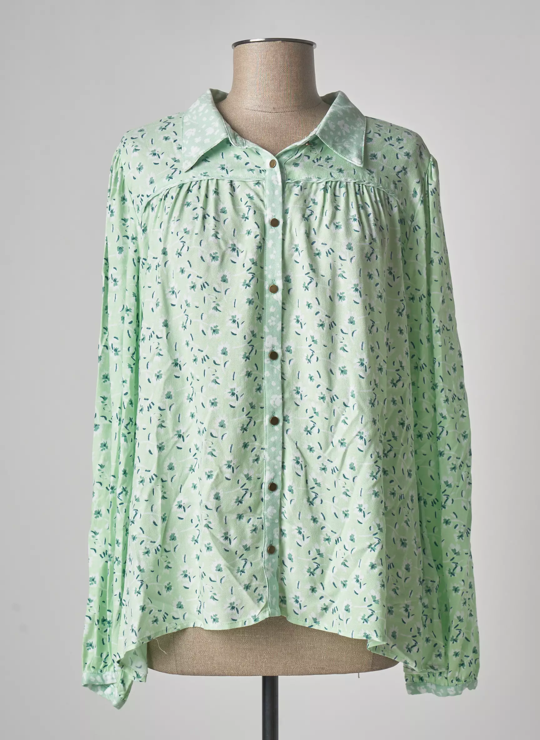 Yest Chemisiers Femme couleur vert