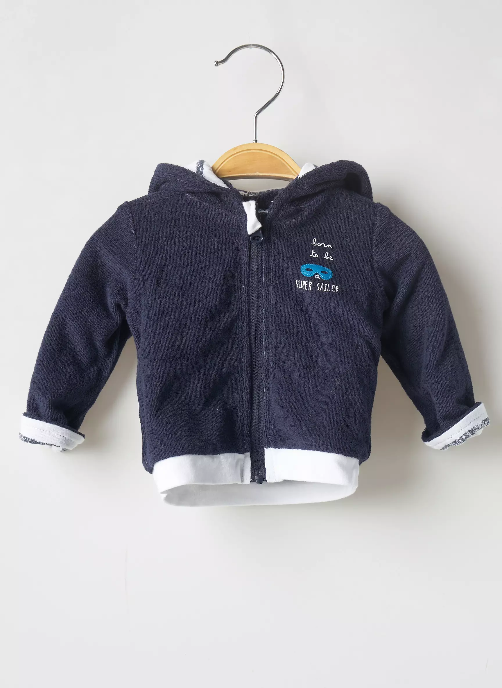 3 Pommes Cardigans Garcon couleur bleu