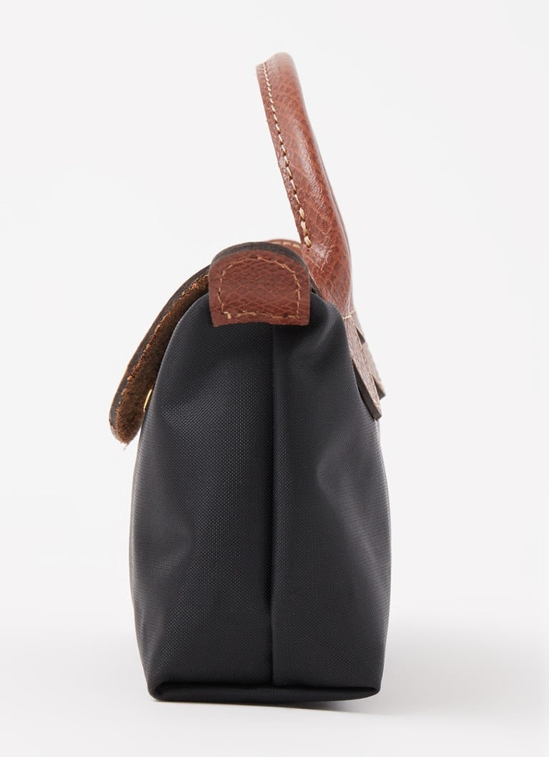 Geantă Longchamp Le Pliage cu detalii din piele