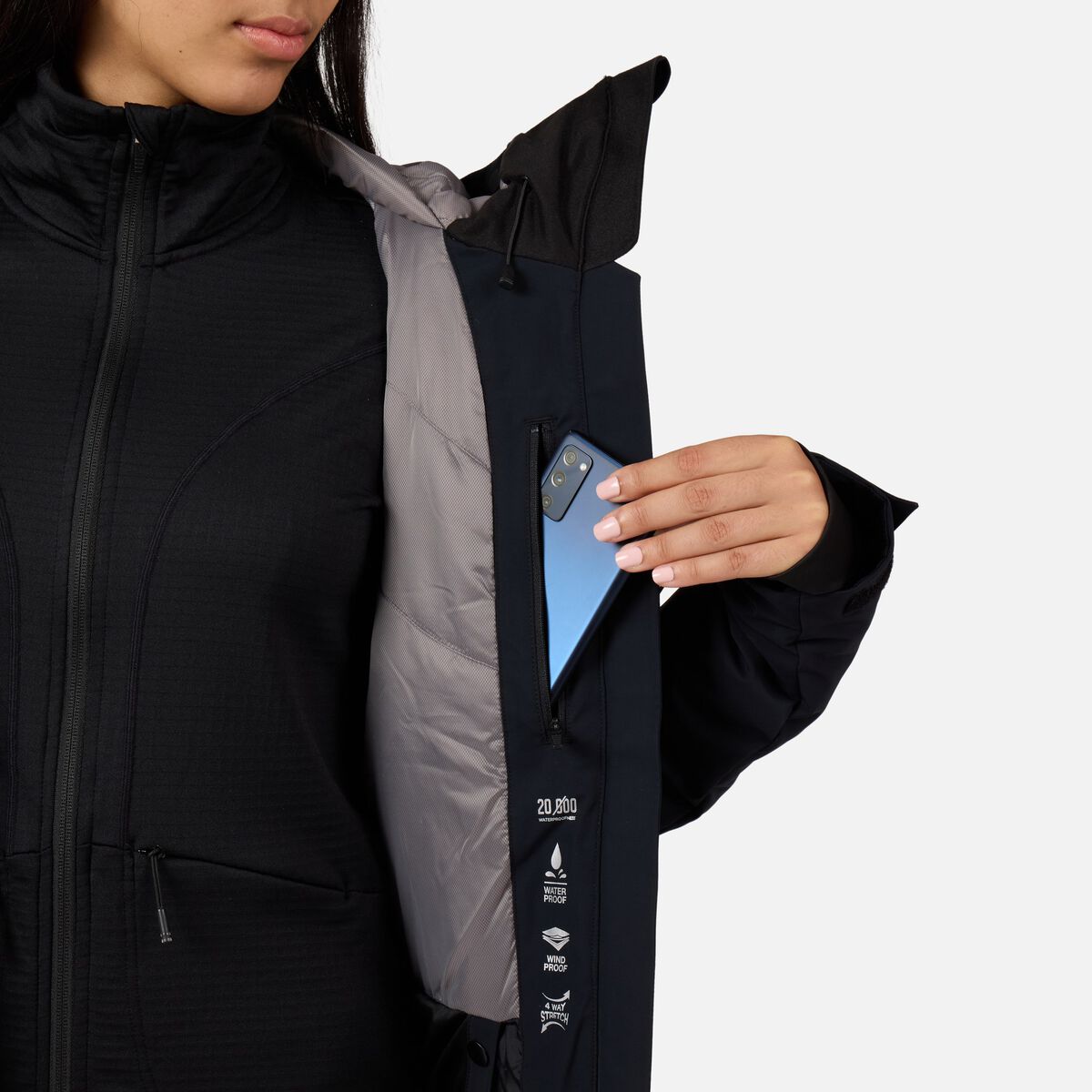 Damensteppjacke Blackside