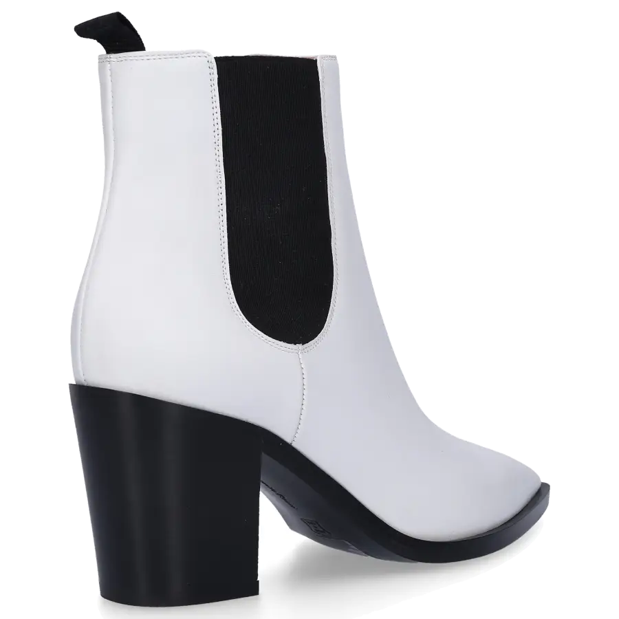 Gianvito Rossi - Chelsea Boots ROMNEY Kalbsleder weiß - weiß
