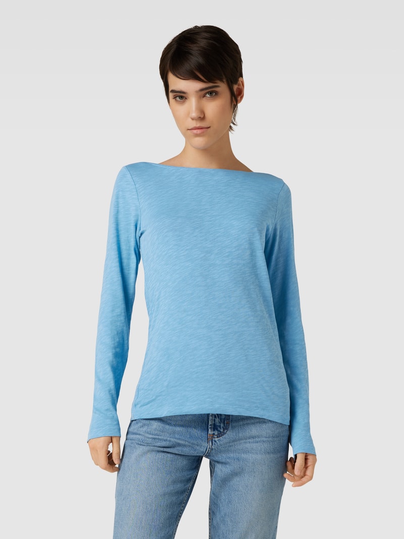 Longsleeve mit Rundhalsausschnitt in hellblau