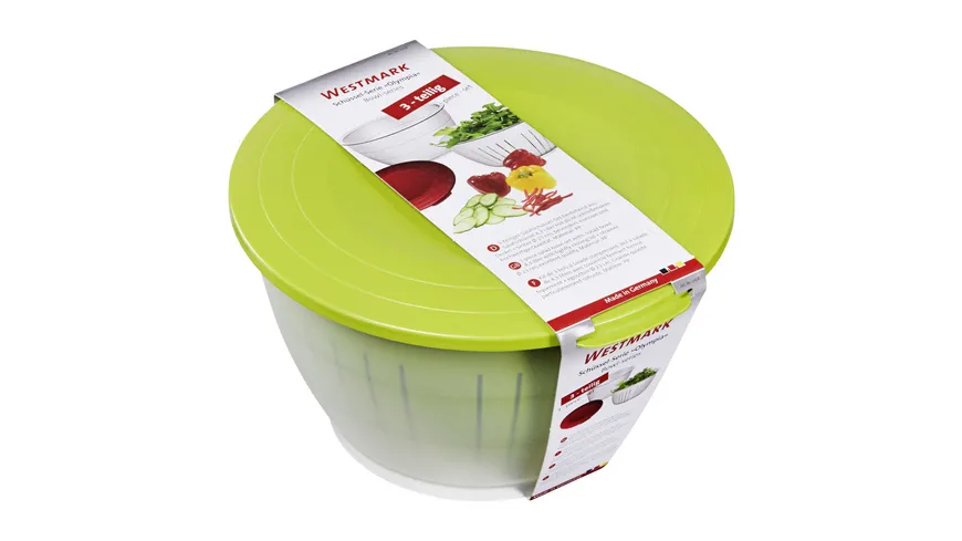 WESTMARK Schüssel Set »Olympia«, 3 tlg., apfelgrün transparent/grün