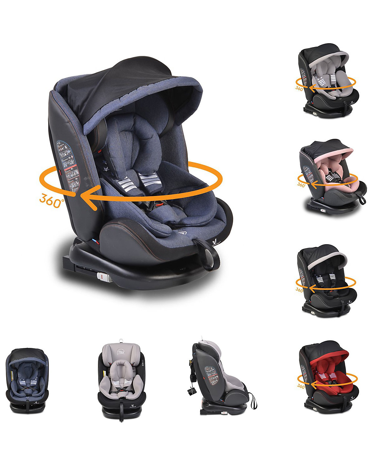 Kindersitz Pilot Gruppe 0+/1/2/3, Isofix Kindersitze