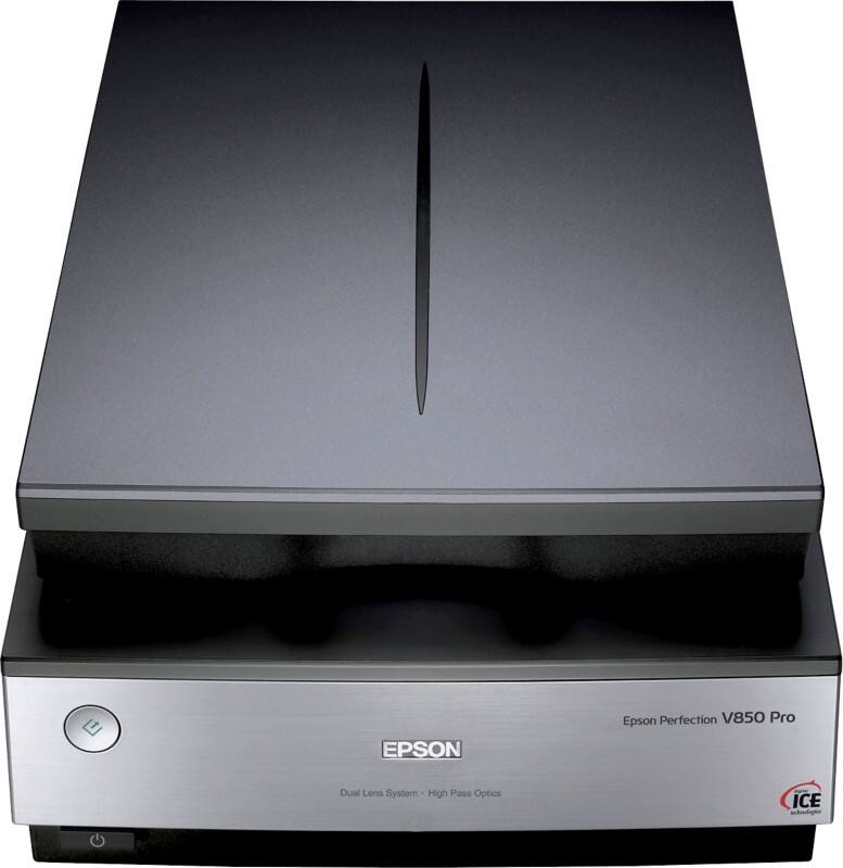 Epson Flachbettscanner V850 Pro Schwarz, Silber