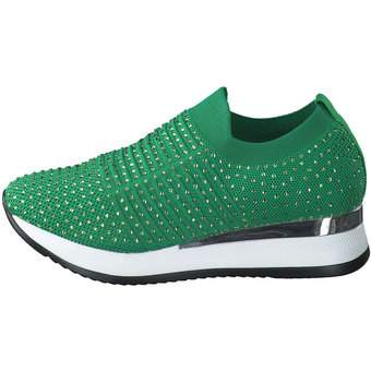 Barbarella Slip On Sneaker in grün