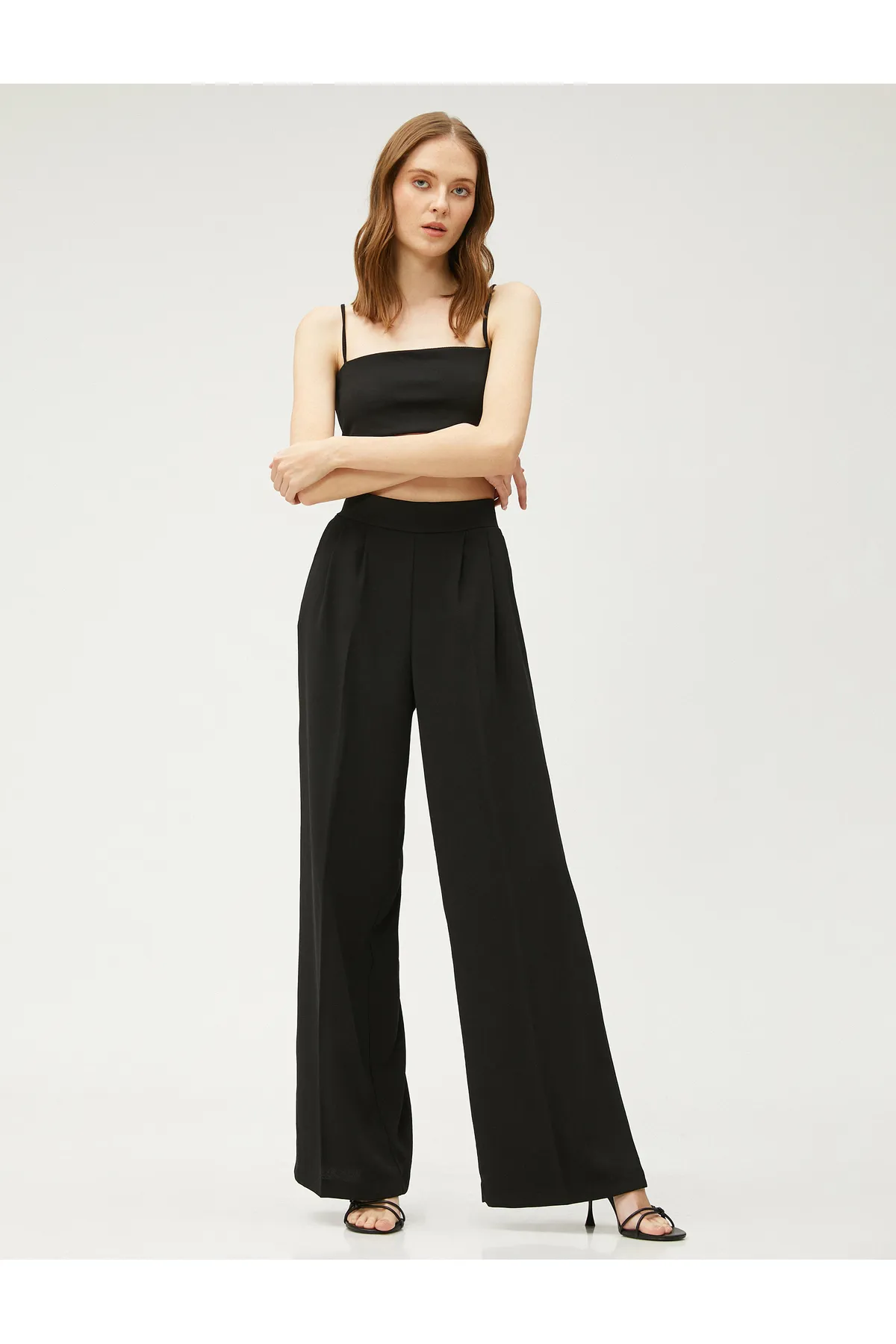 Koton  Palazzo-Hose mit Taschenfalten