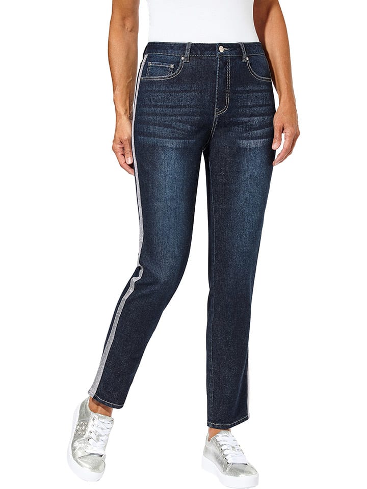 WITT WEIDEN Jeans - Slim Fit - in Dunkelblau günstig kaufen