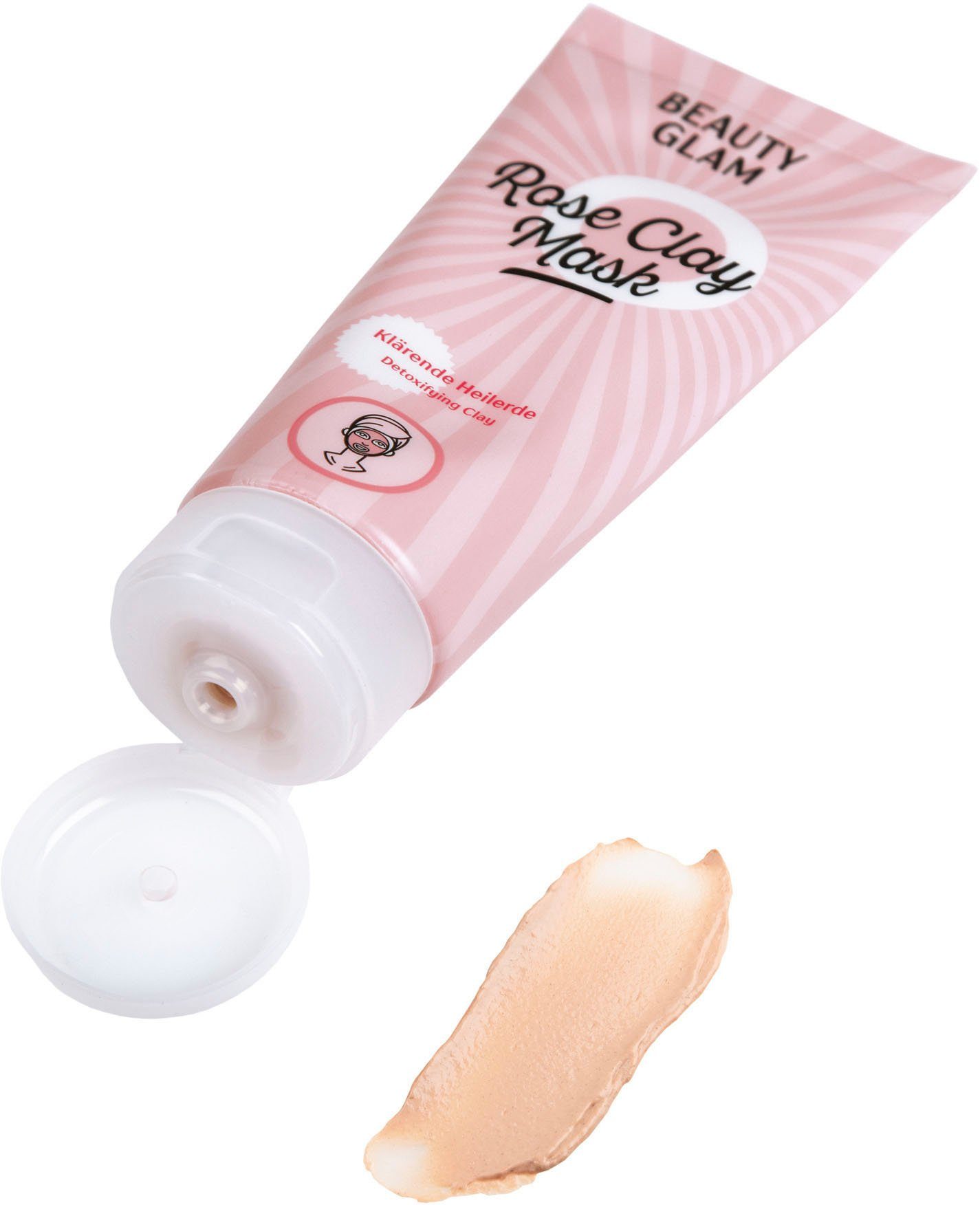 BEAUTY GLAM Gesichtsmaske Beauty Glam Rose Clay Mask