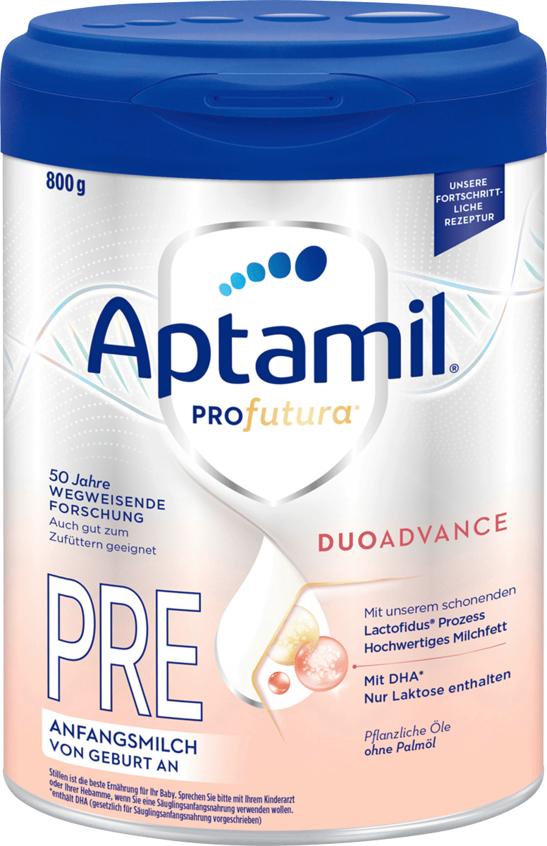 Anfangsmilch Pre Profutura Duo Advance von Geburt an, 0,8 kg