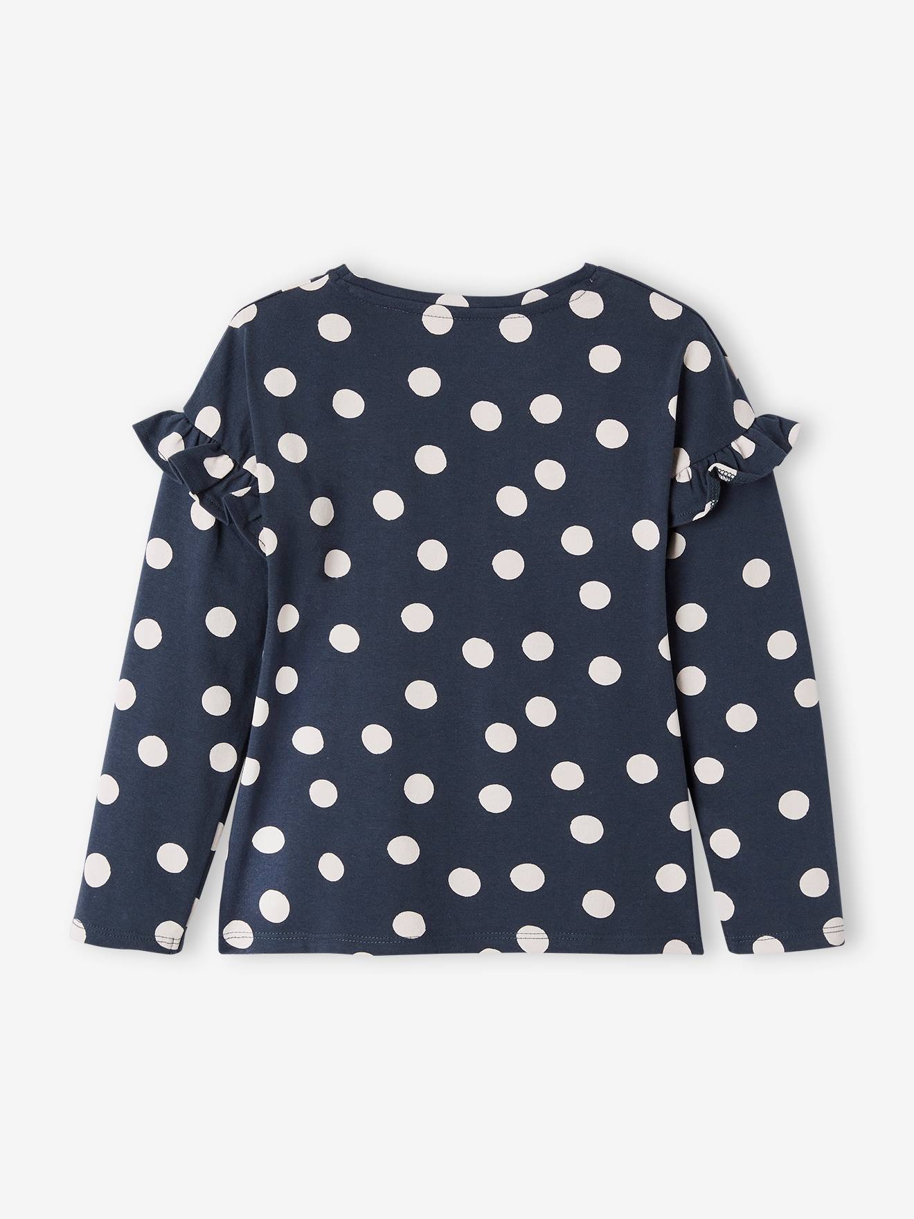 Vertbaudet Mädchen Shirt mit Message-Print Oeko-Tex - hellbraun