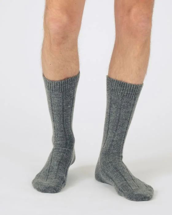 Chaussettes maille à côtes plates épaisse et chaude Thermolactyl
