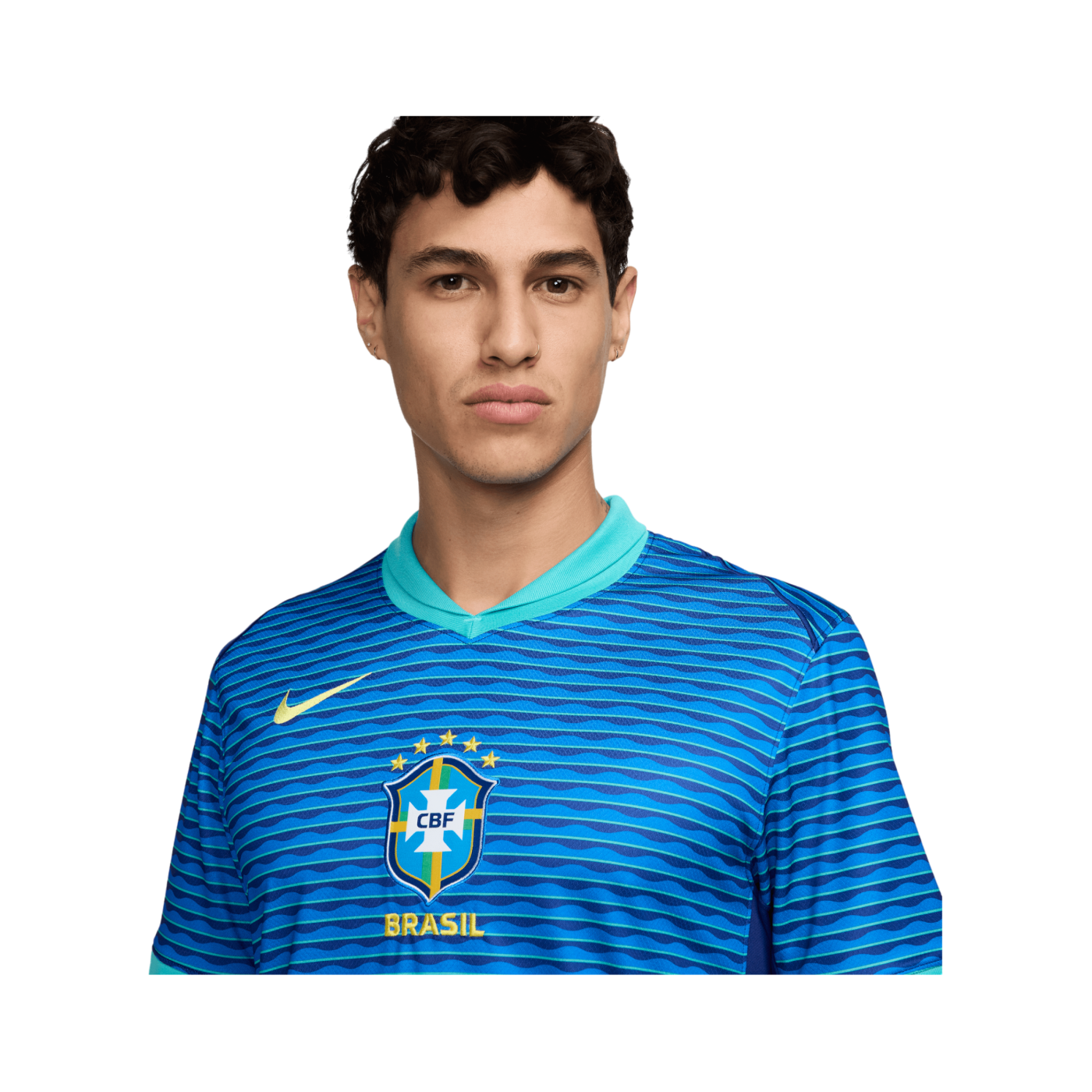 Nike Brasilien Trikot Away 2024 Blau F458