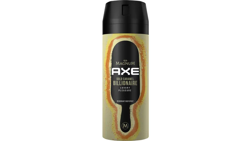 AXE Bodyspray Magnum Gold Caramel Billionaire ohne Aluminiumsalze 150 ml