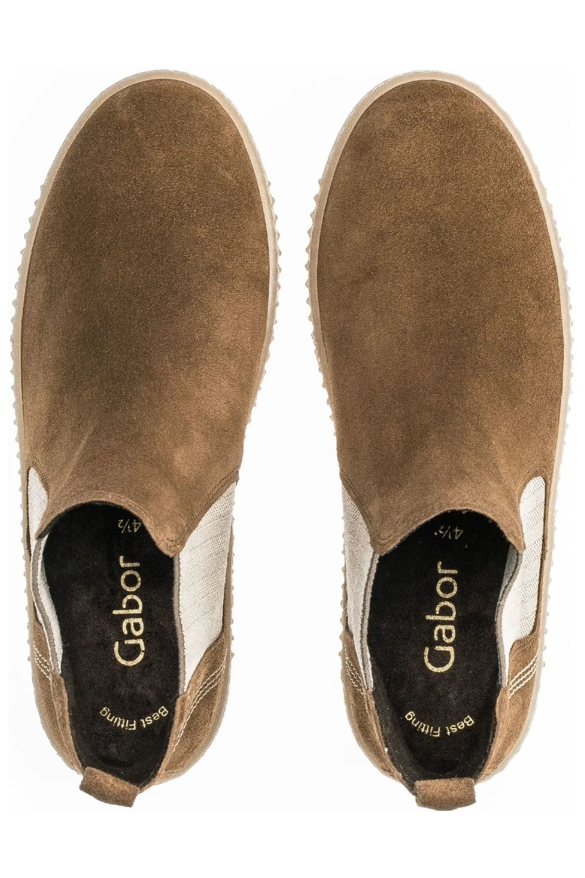 GABOR  Stiefelette - Braun - Flacher Absatz