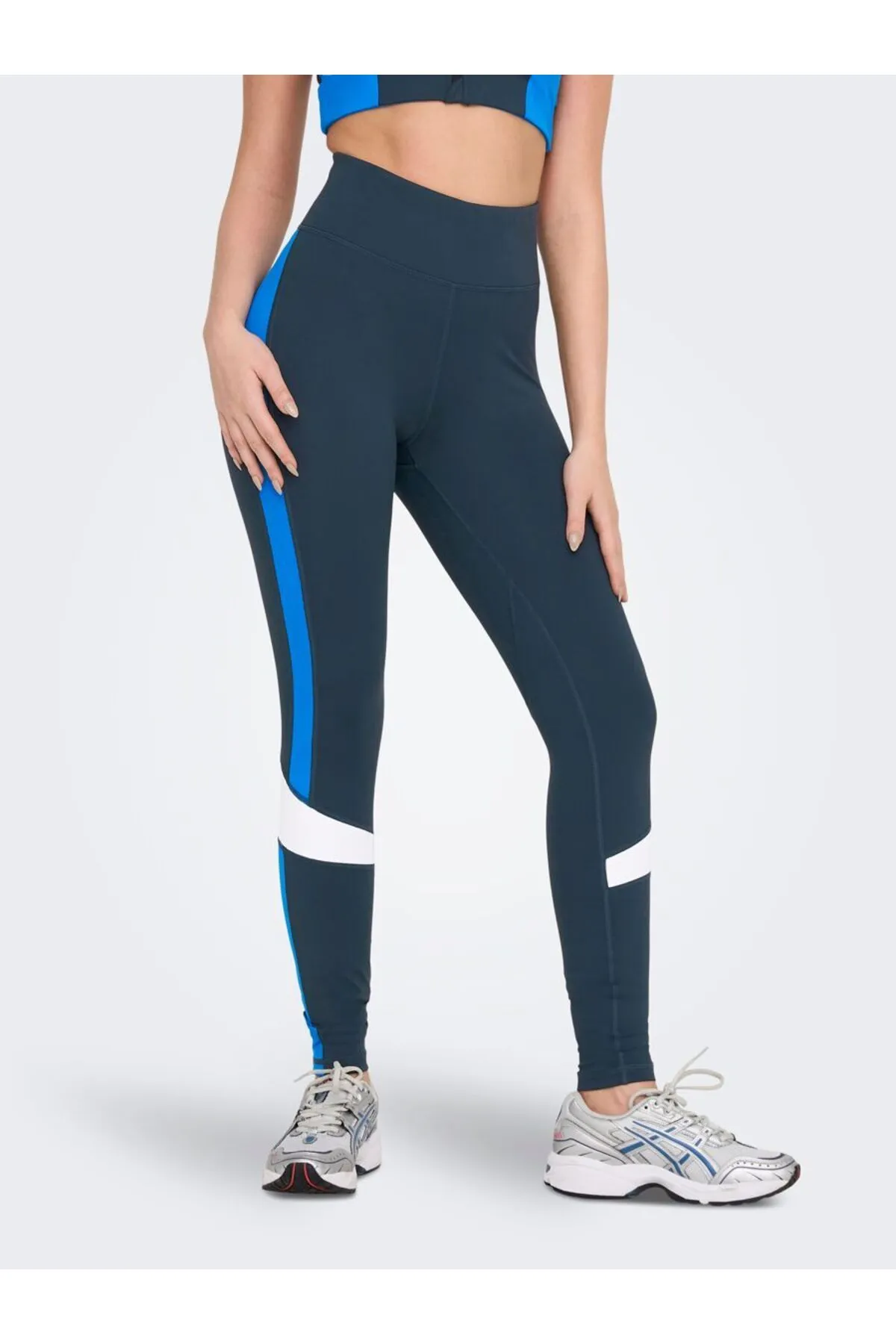 Only Play  Sport-Leggings - Blau - Mittlerer Bund