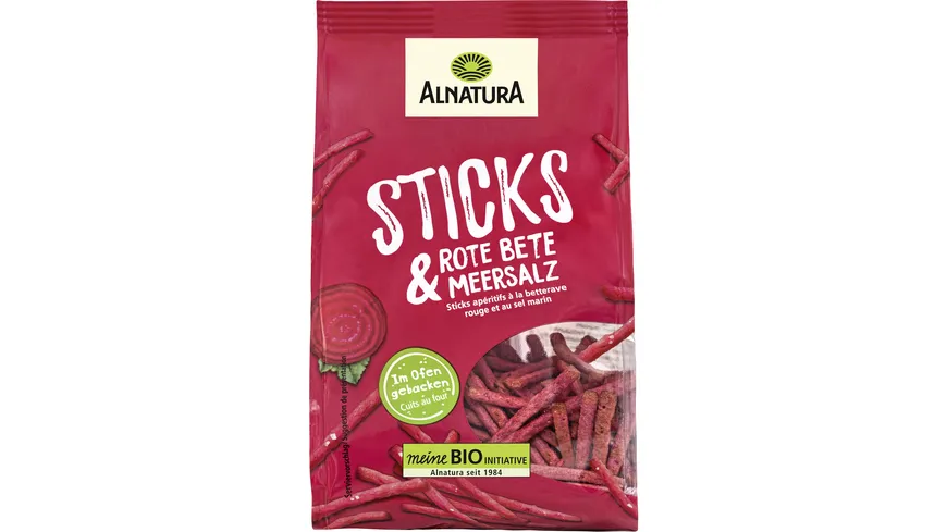 Alnatura Bio Sticks Rote Bete & Meersalz 100 g
