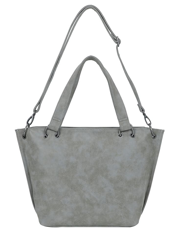 Fritzi aus Preußen Schultertasche in Grau - (B)12 x (H)31 x (T)40 cm günstig kaufen onesize