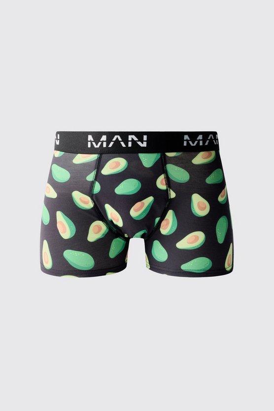 Man Boxershorts mit Avocado-Print
